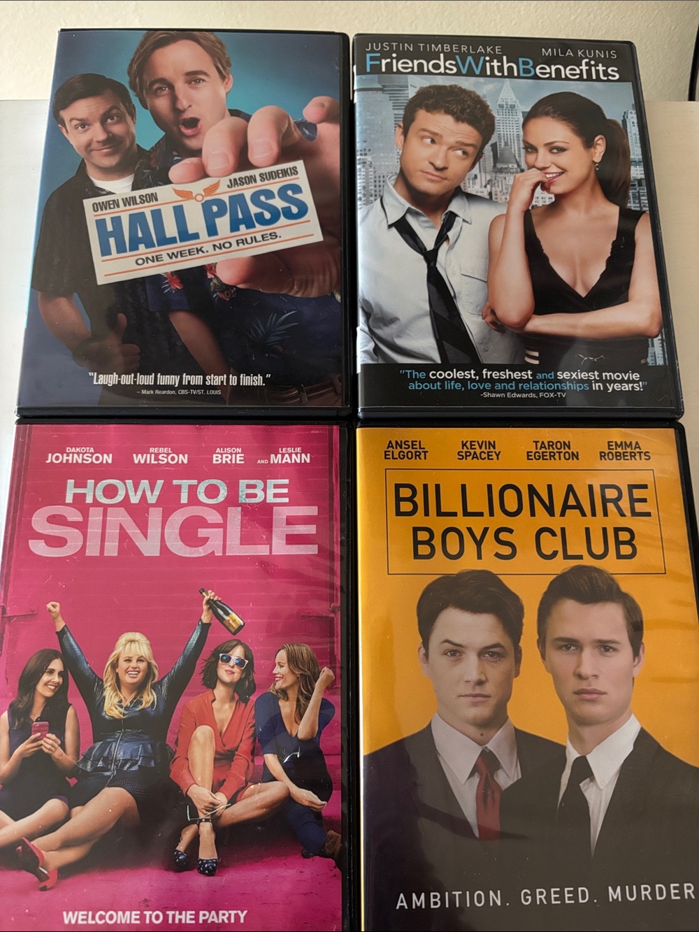 Set of 4 Comedy DVD Movies - R Rated Titles